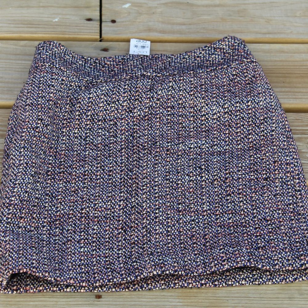 Cute Petite Multi color Loft Skirt 00P